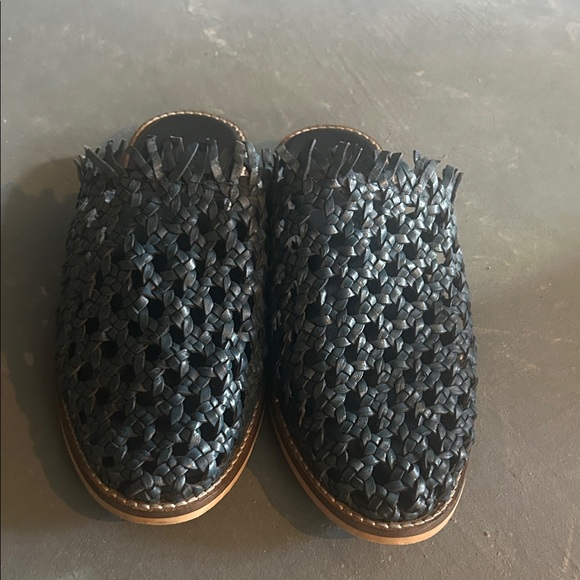 Free People Shoes - Free People Black Woven Flats